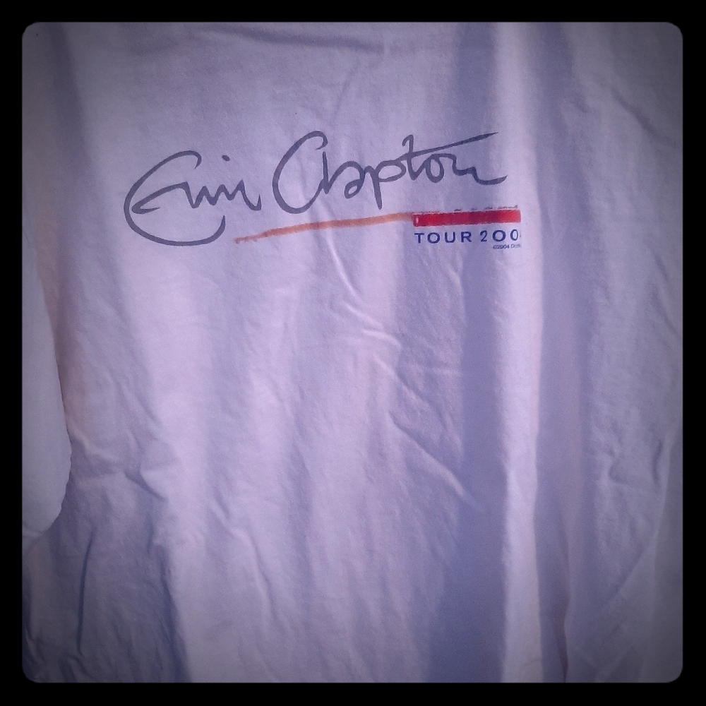 Eric clapton 2004 tour tee